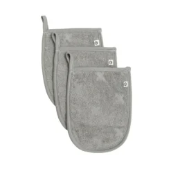 Waschhandschuh 3er Set Mineral green
