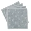 Waschlappen 4er-Pack jasmin blue