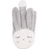 Waschlappen Hase Silbergrau