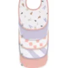Wasserdichte Lätzchen 5er Set rosa
