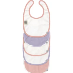 Wasserdichte Lätzchen 5er Set rosa