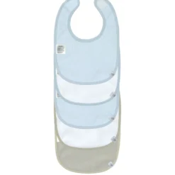 Wasserdichte Lätzchen 5er Set "Zitrone" hellblau