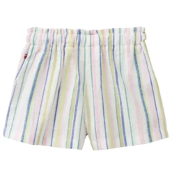 Web-Shorts rosa-weiß 74/80