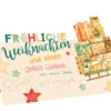 Weihnachtskarte Geschenkeschlitten