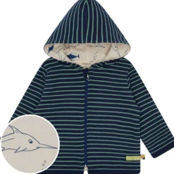 Wendejacke "Schwertfisch" ultramarin 74/80
