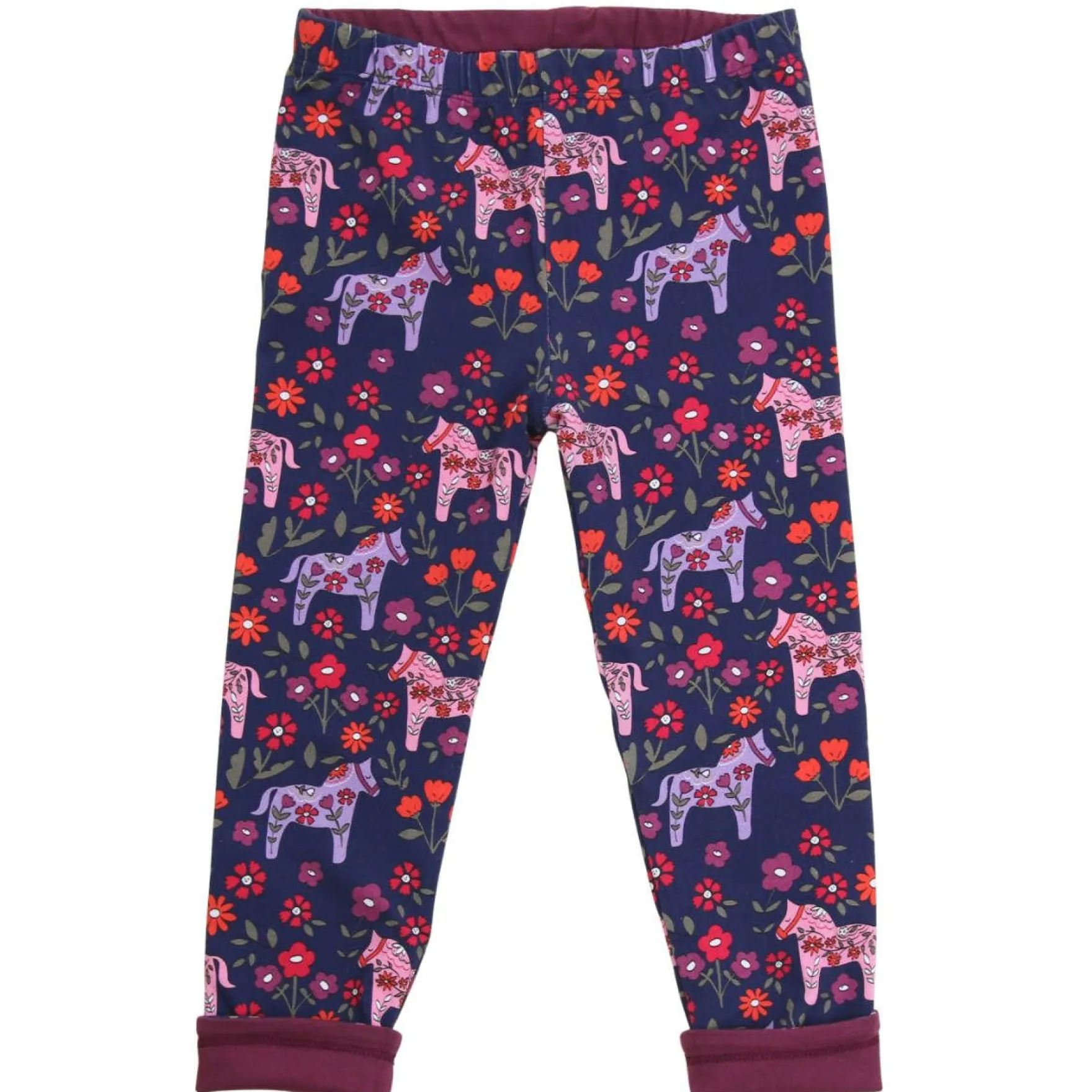 Wendeleggings "Pferde" midnight 98/104