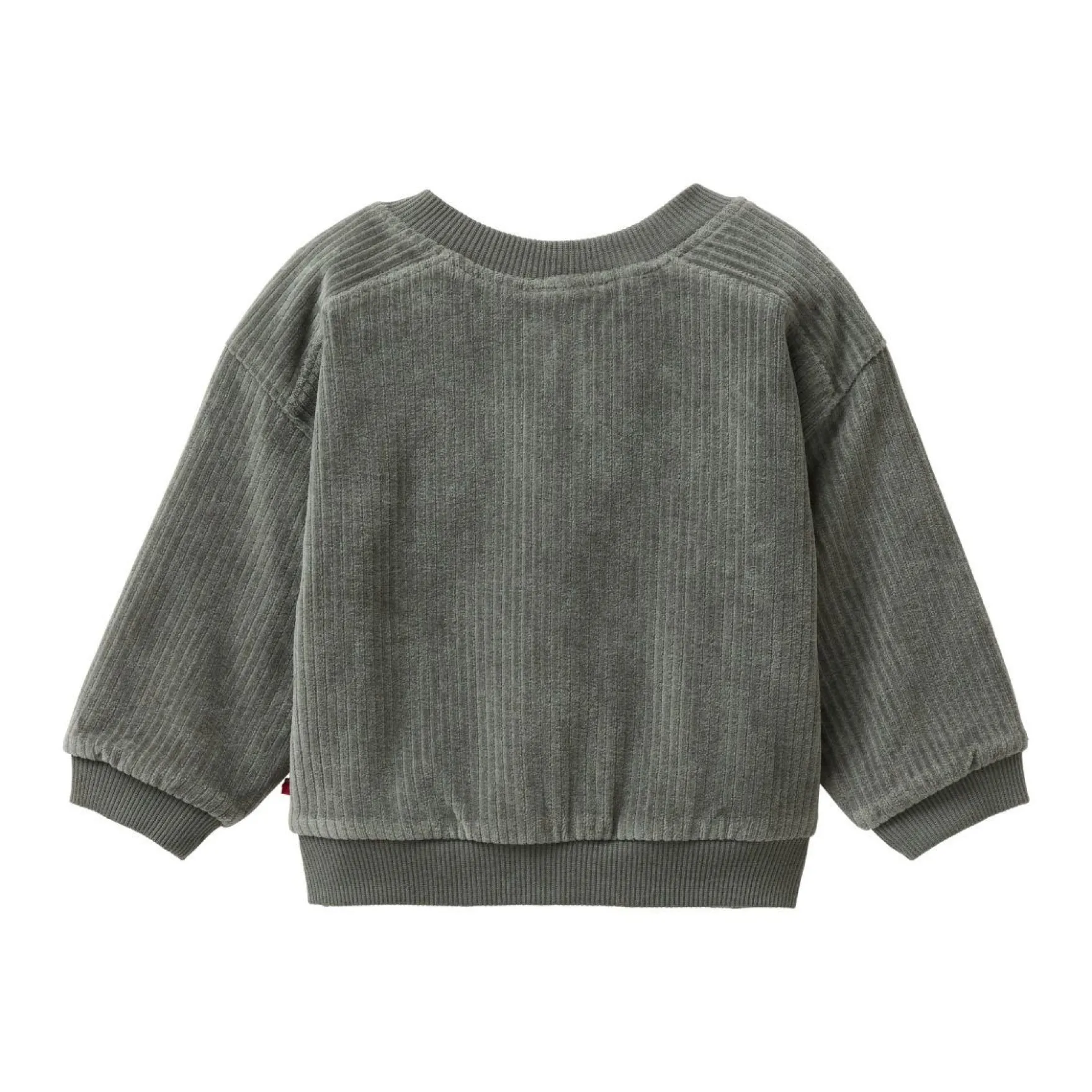 Wende-Sweatjacke "Ripp" eukalyptus 74/80