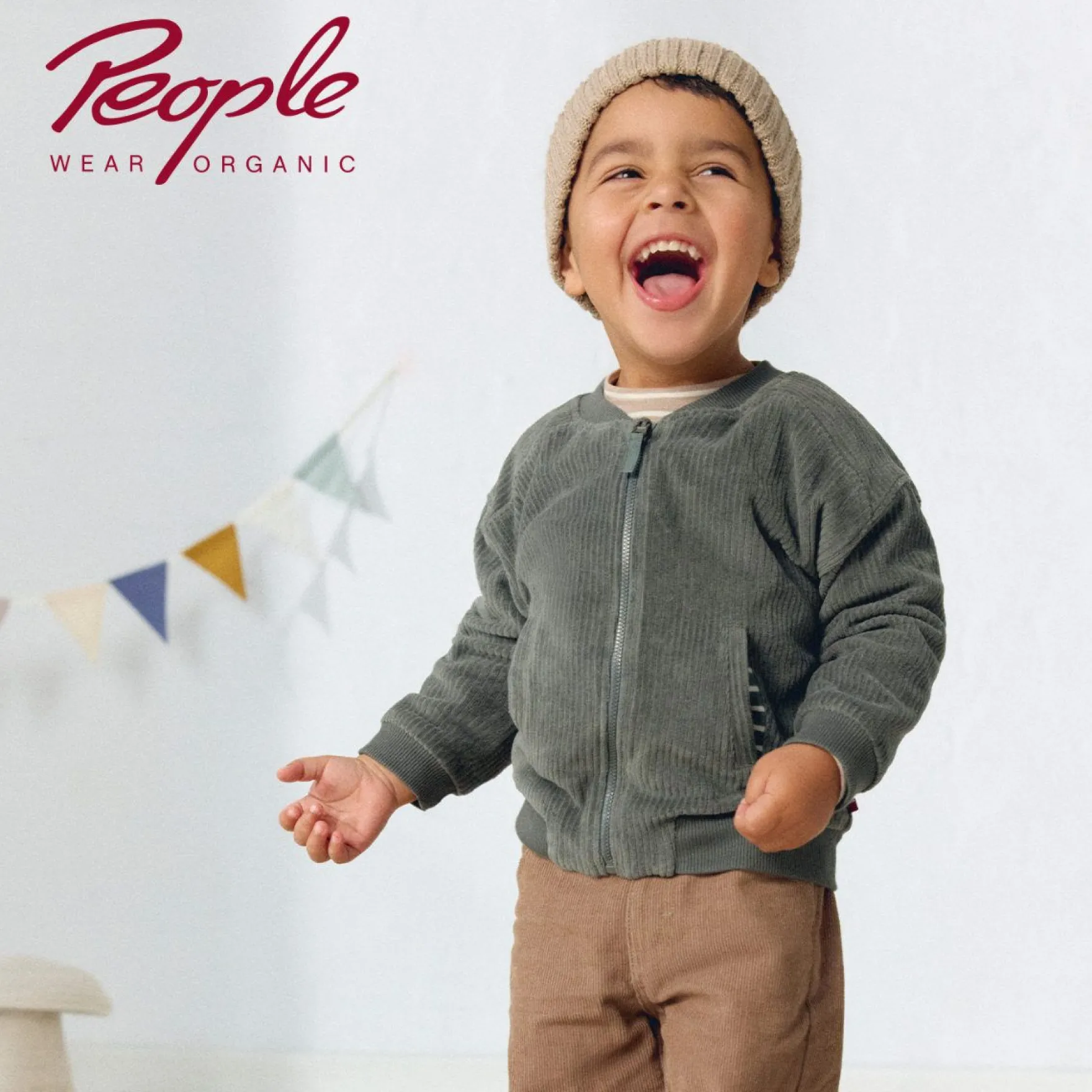 Wende-Sweatjacke "Ripp" eukalyptus 74/80
