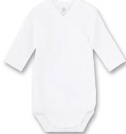 Wickelbody Langarm weiß 44
