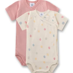 Wickelbody-Set "Punkte" rose-sand 44