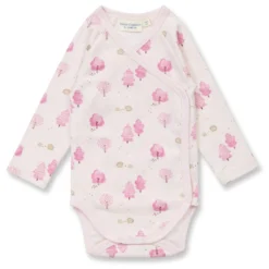 Wickelbody "Wald" rosa 50/56