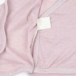 Wickelbody Wolle Seide pastell-rosa 50/56
