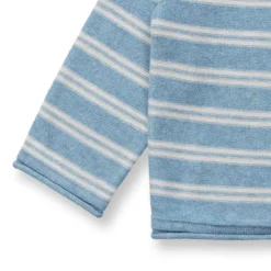 Wickeljacke aquamarin-natur 80