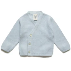 Wickeljacke mit Seide hellblau 50/56