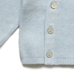 Wickeljacke mit Seide hellblau 50/56