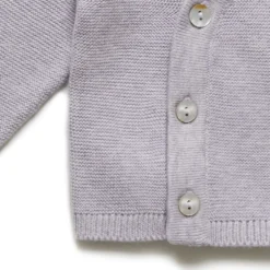 Wickeljacke mit Seide lavendel 62/68