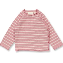 Wickeljacke pastel-pink gestreift 80