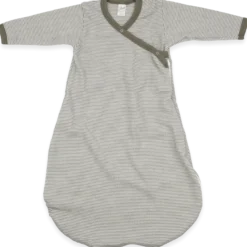 Wickelsack Wolle Seide khaki Ringel 50/56