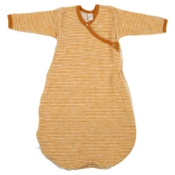 Wickelsack Wollfrottee curry Ringel 62/68