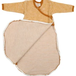 Wickelsack Wollfrottee curry Ringel 62/68