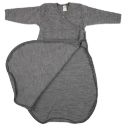 Wickelsack Wollfrottee grau 50/56