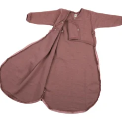 Wickelsack Wollfrottee mauve 74/80