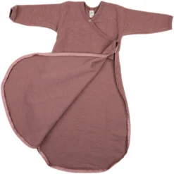 Wickelsack Wollfrottee mauve 74/80