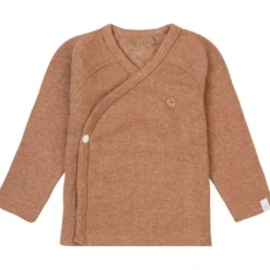 Wickelshirt "Ripp" orangebraun melange 56