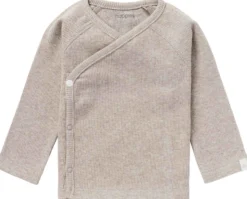Wickelshirt taupe melange 68