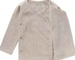 Wickelshirt taupe melange 68