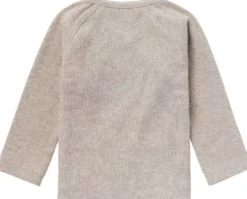 Wickelshirt taupe melange 68