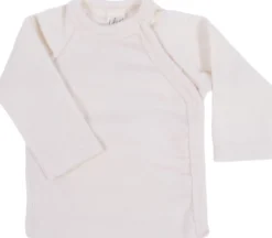 Wickelshirt Wolle Seide natur 56
