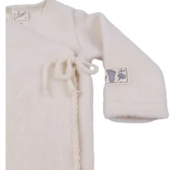 Wickelshirt Wollfrottee natur 50