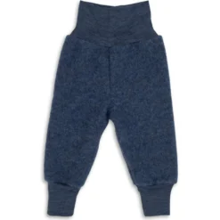 Wollfleece Hose blau 62/68
