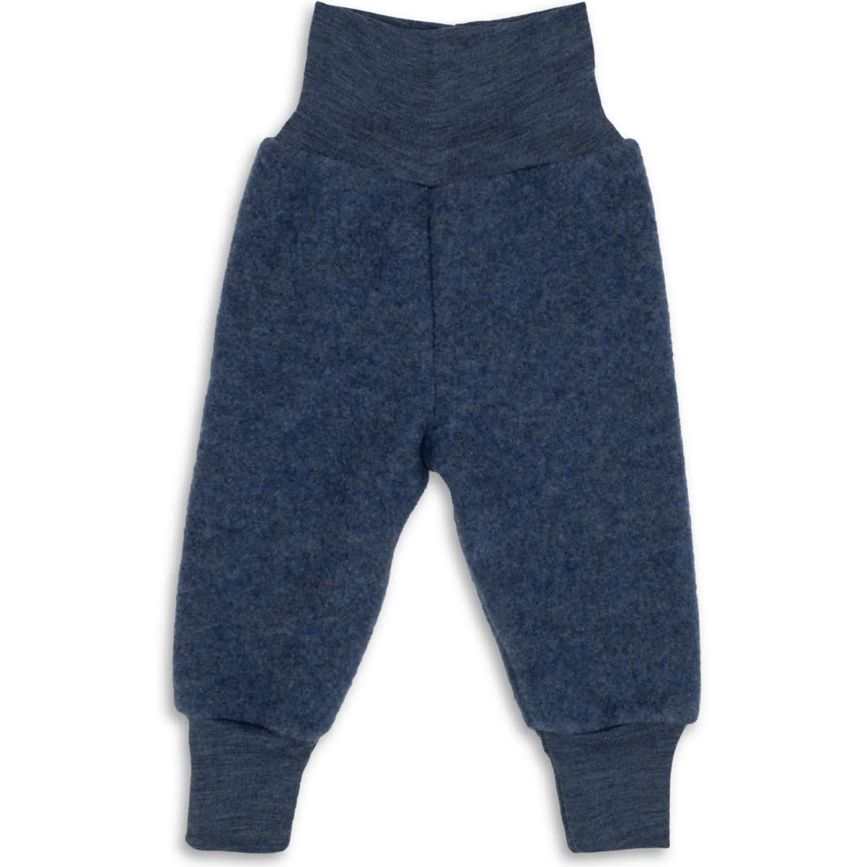 Wollfleece Hose blau 62/68