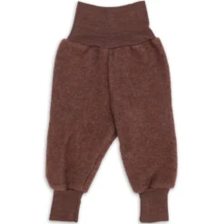 Wollfleece Hose zimt 74/80