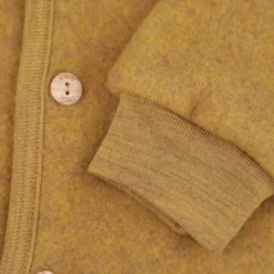 Wollfleece Jacke safran 74/80