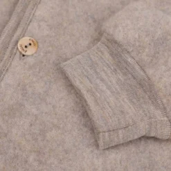 Wollfleece Jacke walnuss 62/68
