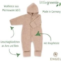 Wollfleece Overall sand 50/56