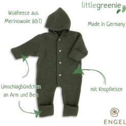 Wollfleece Overall schilf 50/56