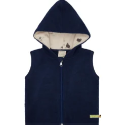 Wollfleece-Weste ultramarin 110/116