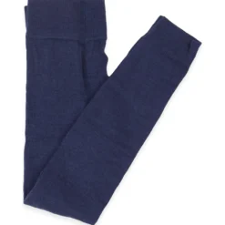 Wollstrick-Leggings marine 92-98