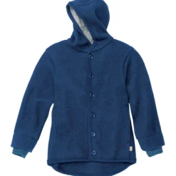 Wollwalk Jacke marine-blau 74/80