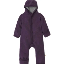 Wollwalk-Overall aubergine 62/68