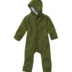 Wollwalk-Overall oliv 98/104