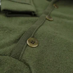Wollwalk-Overall oliv 98/104
