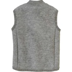 Wollwalk-Weste grau 122/128