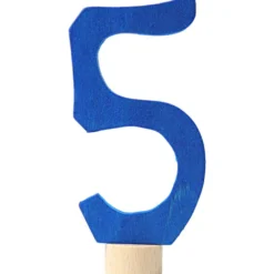 Zahlenstecker "5" Waldorf