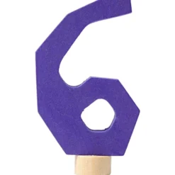 Zahlenstecker "6" Waldorf